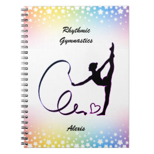 Rhythmische Gymnastik Ribbon Stars Notebook Notizblock