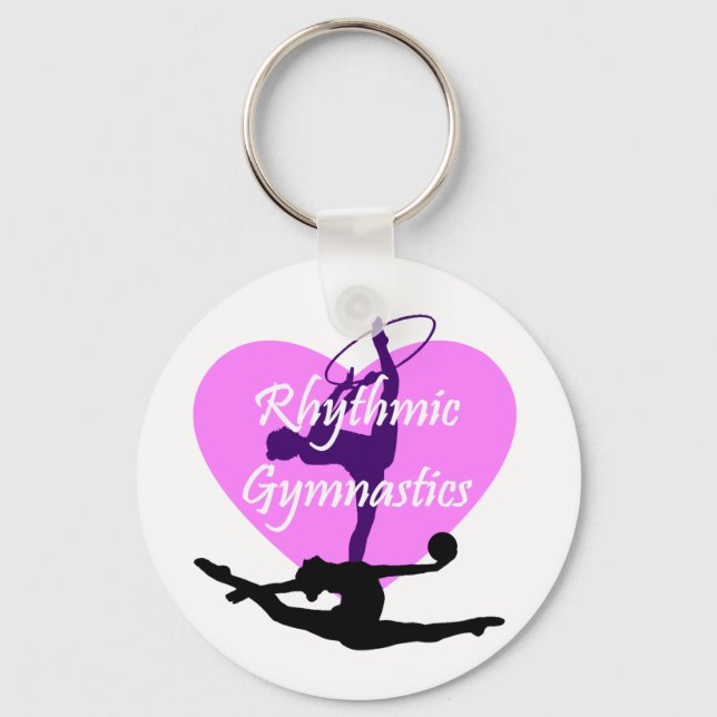 Rhythmische Gymnastik Schlüsselanhänger (Vorderseite)