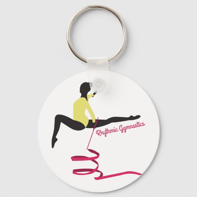 Rhythmische Gymnastik Schlüsselanhänger (Vorderseite)