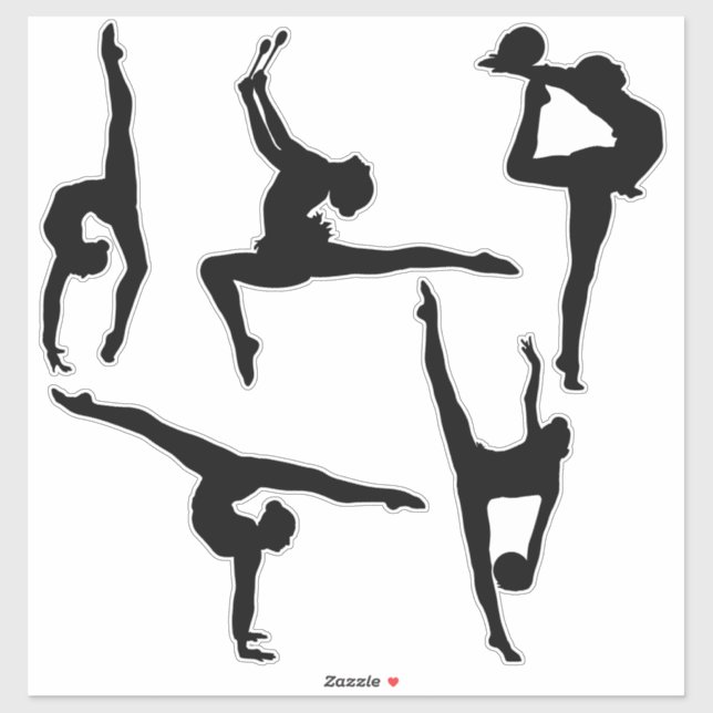 Rhythmische Gymnastik - Sticker (Blatt)