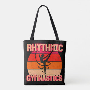 Rhythmische Gymnastik störend Orange und Rot Tasche