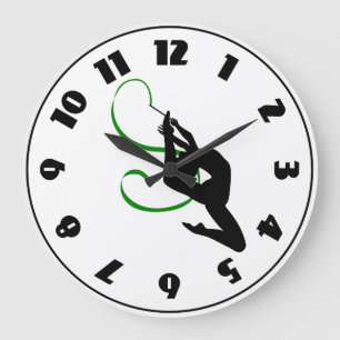 Rhythmische Gymnastik-Uhr Große Wanduhr