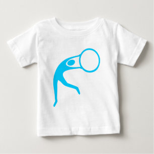 Rhythmische Gymnastikfigur - Himmelblau Baby T-shirt