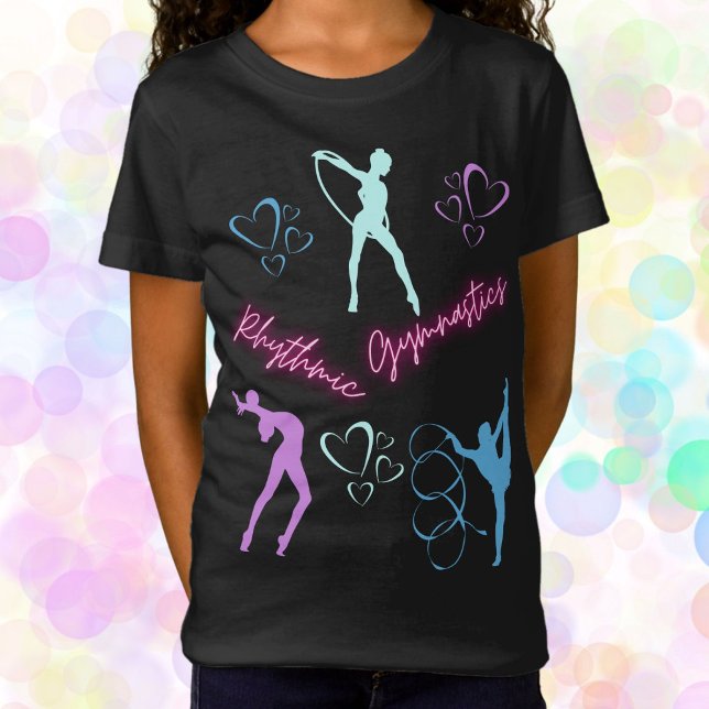 Rhythmischer Gymnastik Hoop, Ribbon und Ball T - S T-Shirt (Von Creator hochgeladen)