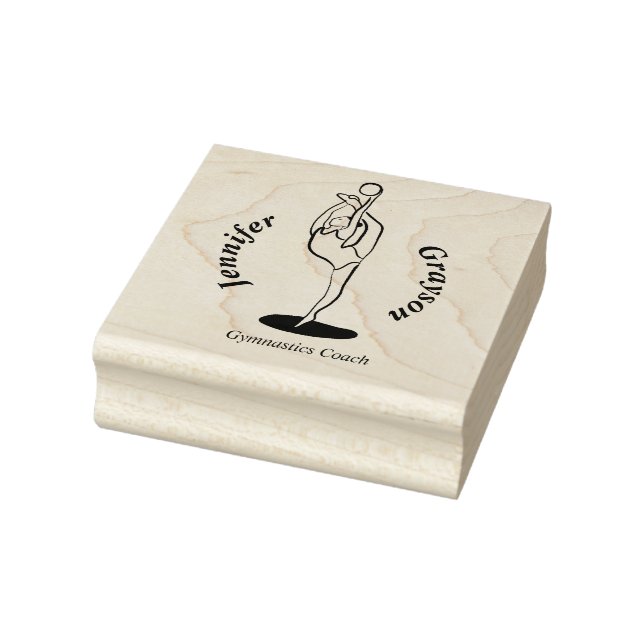 Rhythmisches Gymnast Gummistempel (Stempel)