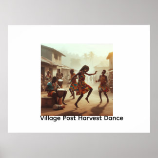 Rhythms of Abundance: Post-Harvest Joy Poster