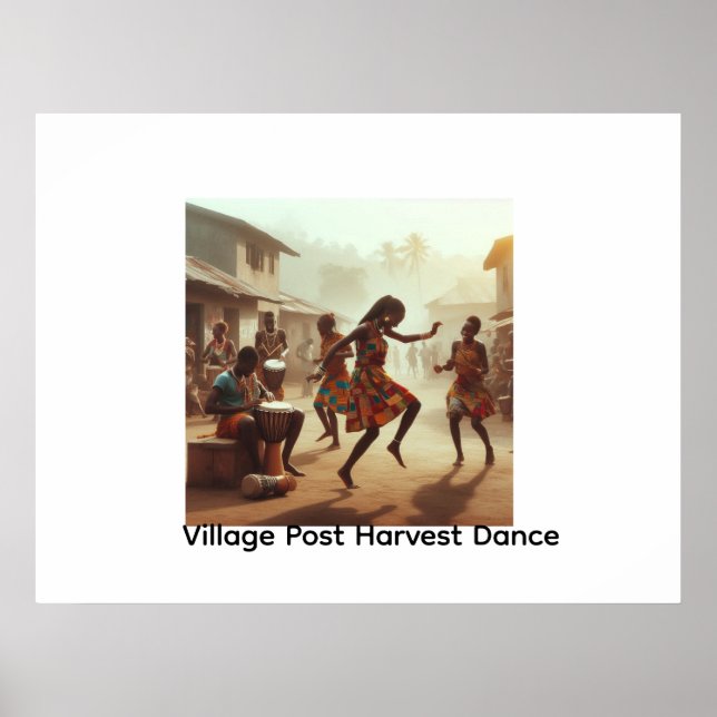 Rhythms of Abundance: Post-Harvest Joy Poster (Vorne)