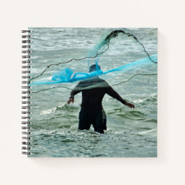 Rhythms of the Sea: The Fisherman and his Net Notizbuch