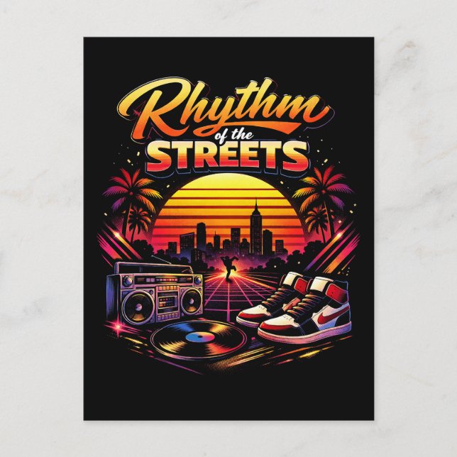 Rhythmus der Straßen Postkarte (Vorderseite)