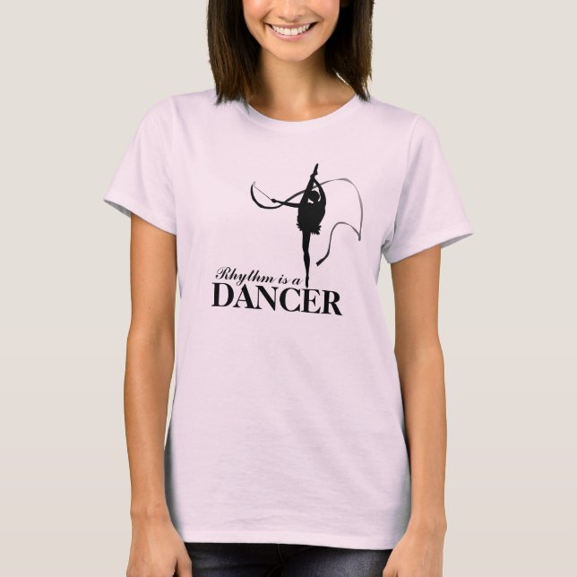 Rhythmus ist ein Tänzer GymnastikmonoT - Shirt (Vorderseite)