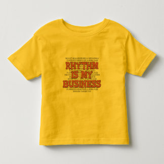 Rhythmus ist mein Geschäft Kleinkind T-shirt