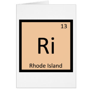 Ri - Tableau périodique de chimie de l'État de Rho