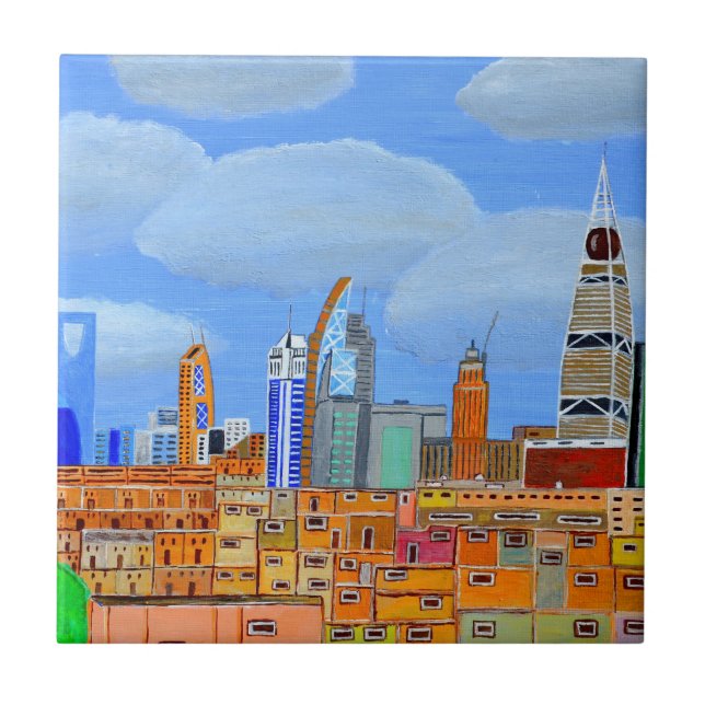 Riad, Saudi-Arabien Fliese (Vorderseite)