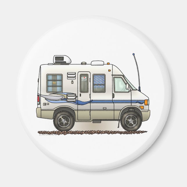 Rialta Winnebago Camper Magnet (Vorne)