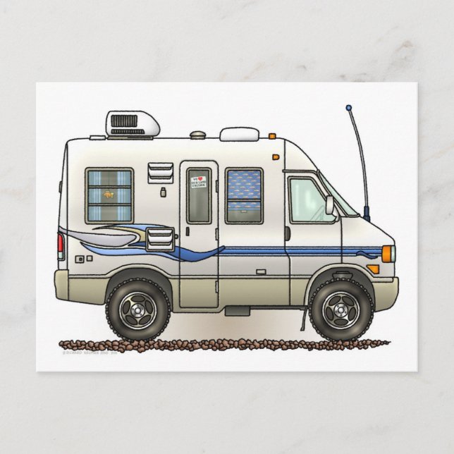 Rialta Winnebago Camper RV Postkarte (Vorderseite)