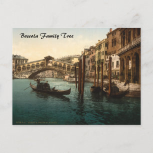 Rialto Bridge I, Venedig, Italien Postkarte
