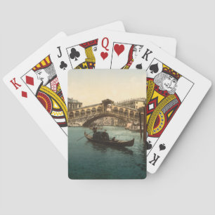 Rialto Bridge I, Venedig, Italien Spielkarten