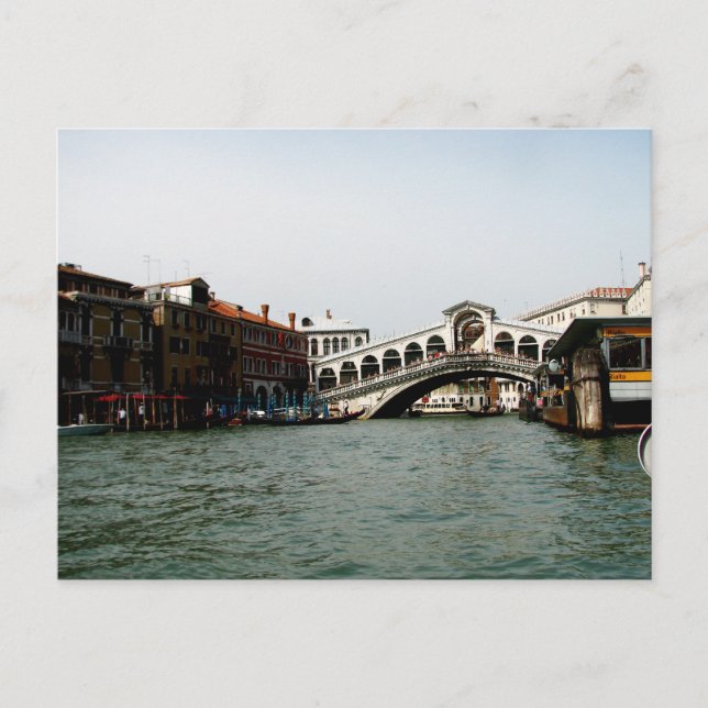 Rialto Bridge Postkarte (Vorderseite)