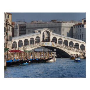 Rialto Bridge Venice Italien Poster