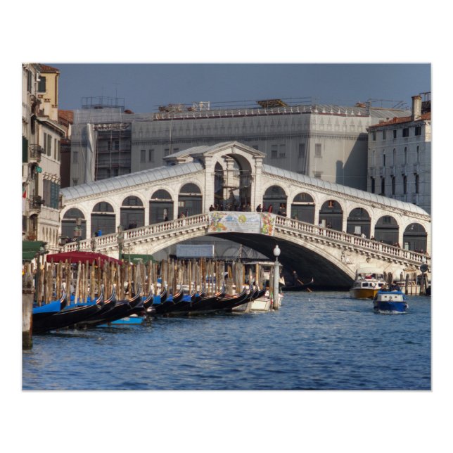 Rialto Bridge Venice Italien Poster (Vorderseite)