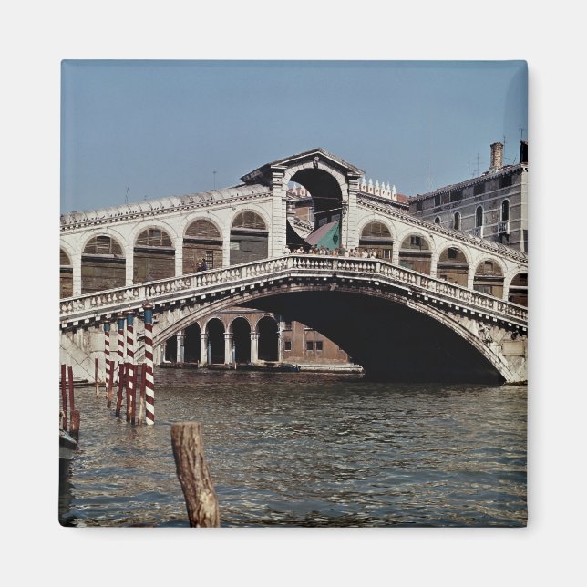 Rialto-Brücke, begonnen 1588 Magnet (Vorne)