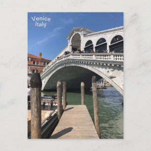 Rialto-Brücke, Grand Canal, Venedig, Italien Postkarte