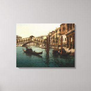 Rialto-Brücke I, Venedig, Italien Leinwanddruck