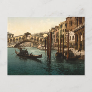 Rialto-Brücke I, Venedig, Italien Postkarte