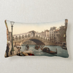 Rialto Brücke II, Venedig, Italien Lendenkissen