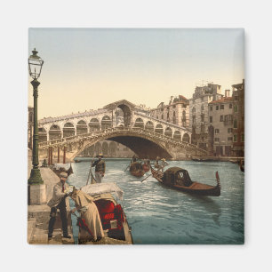 Rialto Brücke II, Venedig, Italien Magnet