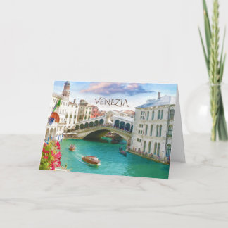 Rialto Brücke in Venedig | Venezia, Italien Karte