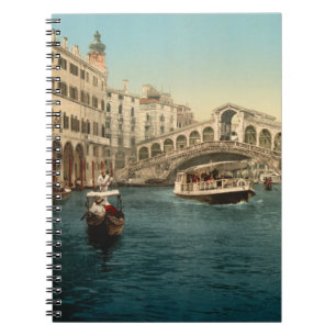Rialto Brücke und Canal Grande, Venedig Notizblock