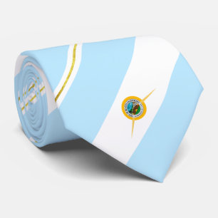 Rialto (Kalifornien) Stadtflagge Neck Tie Krawatte