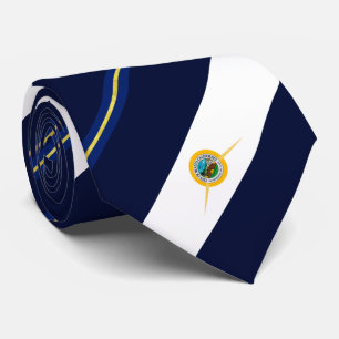 Rialto (Kalifornien) Stadtflagge Neck Tie Krawatte