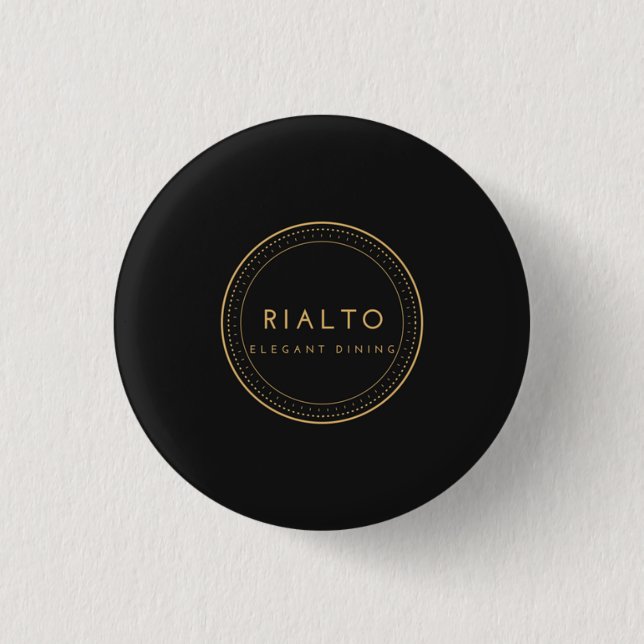 Rialto Knopf Button (Vorderseite)