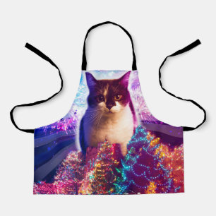 Riant Christmas Cat Schürze