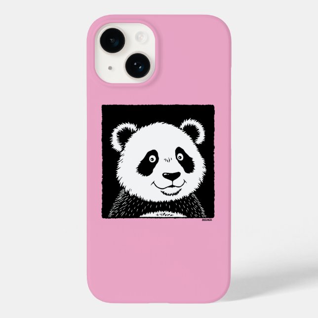 Riant Panda Bear Case-Mate iPhone 14 Hülle (Rückseite)