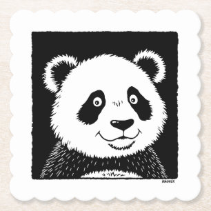 Riant Panda Bear Untersetzer
