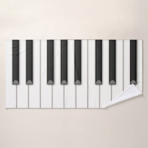 Riant Piano Keys Music Badehandtuch