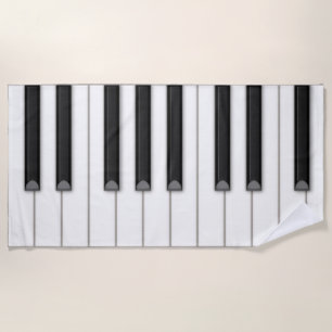 Riant Piano Keys Music Strandtuch