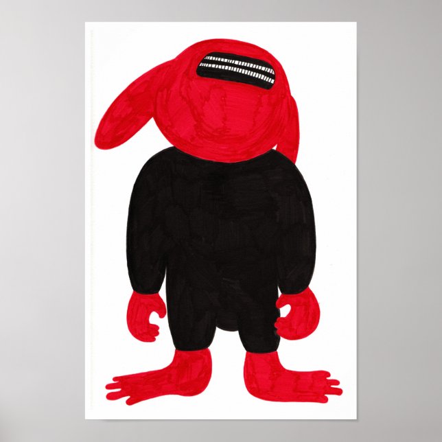 Riant Rabbit Poster (Vorne)