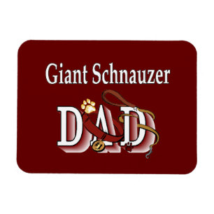 Riant Schnauzer Vater Magnet