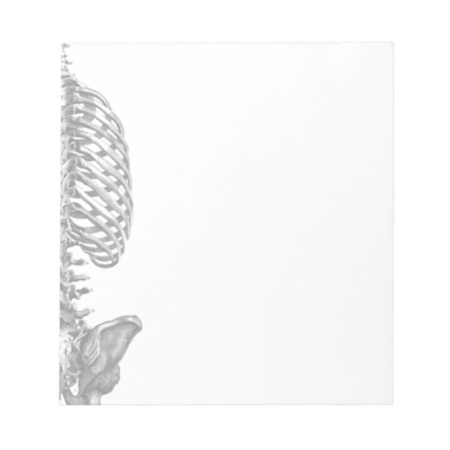 Rib Cage Notepad Notizblock (Vorderseite)