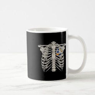Rib Cage Volleyball Ball Herzenslust Halloween Tag Kaffeetasse