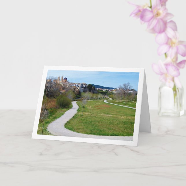 Riba-roja de Túria, spanische Stadt, Valencia Karte (Orchidee)