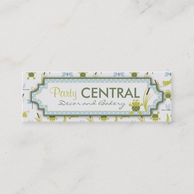 Ribbit dünne Visitenkarte (Vorderseite)