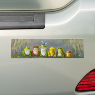 Ribbit Fluss Autoaufkleber