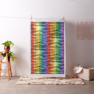 Ribbling Regenbogen Streifen Stoff