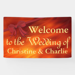 Ribbon Border rot + Ihr Backgr. Ideen Banner