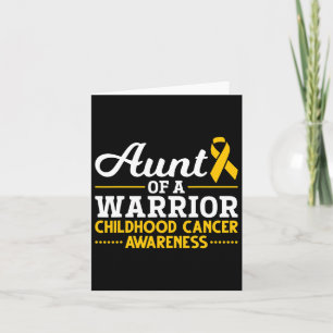 Ribbon Cancer Fighter Tunt Kinderkrebs Awaren Karte
